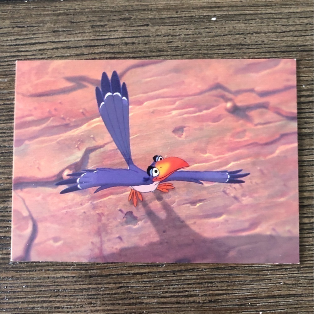 Disney The Lion King 1995 trading card: The Animals Wait #03